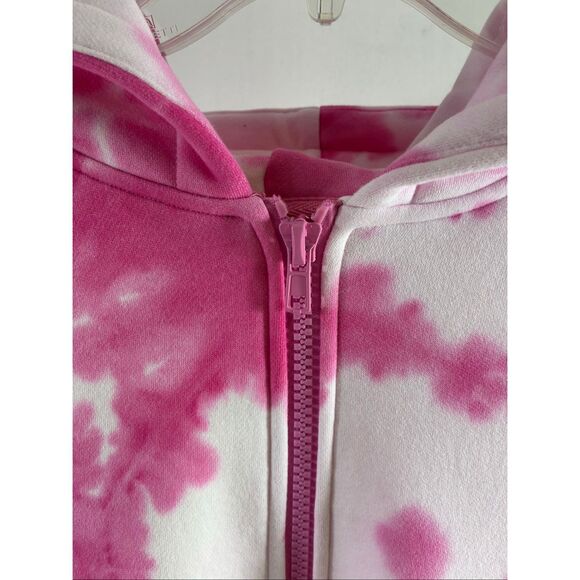 Comfrt NWT Minimalist Zip Up Hoodie in Strawberry Swirl Size 3XL - Picture 4 of 11